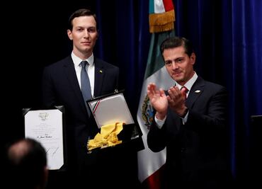 Peña Nieto entrega la Orden del Águila Azteca a Jared Kushner