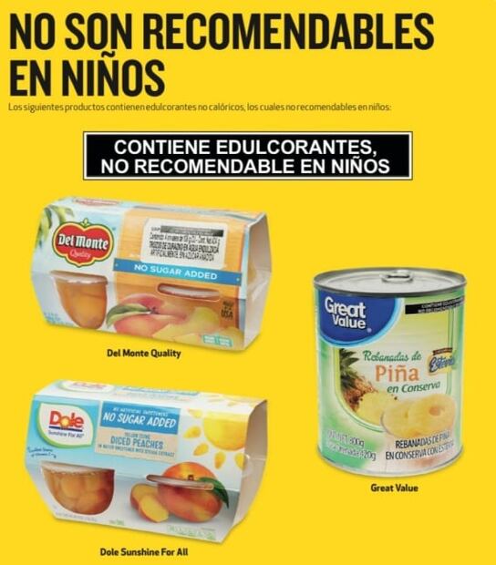 Profeco alerta por duraznos en almíbar no recomendables para niños