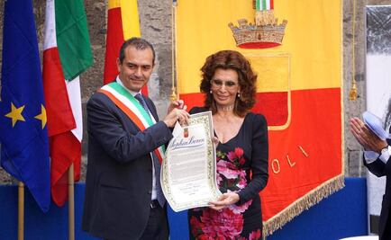 Sophia Loren, ciudadana de honor de Nápoles
