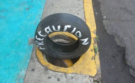 Diputados del PAN en Congreso capitalino denuncian falta de tapa en coladeras de la GAM