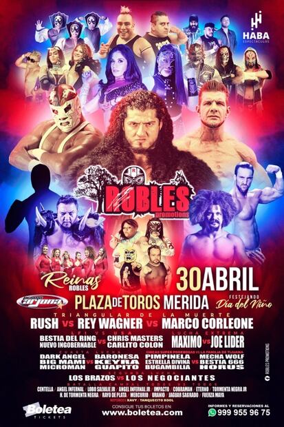 Rush regresa a la lucha libre y lo hará con Robles Promotions