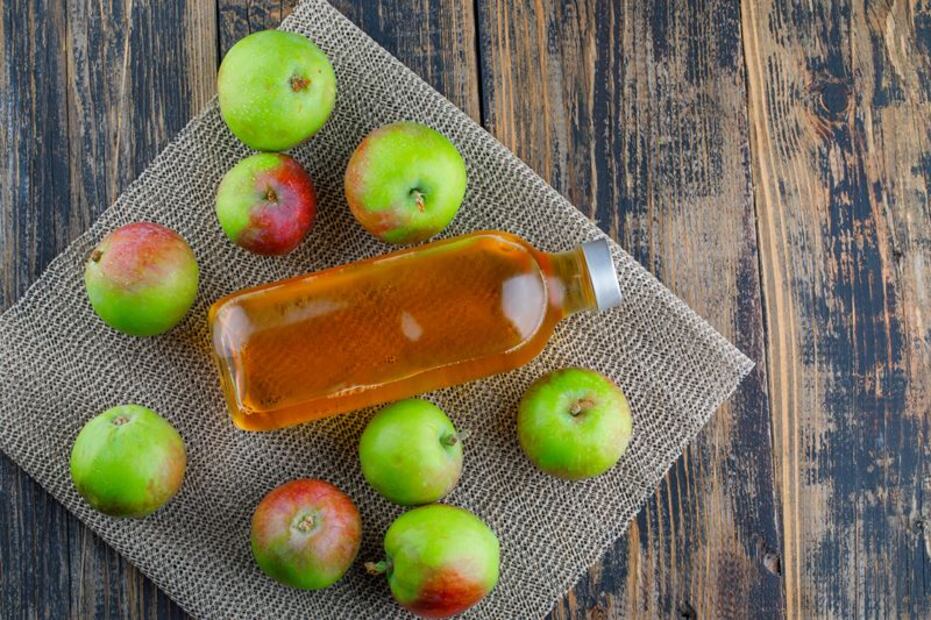 Vinagre de manzana. Foto: Pexels