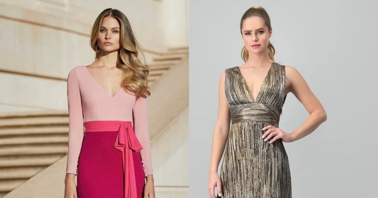 Los vestidos en primavera pueden ser coloridos y con siluetas asimétricas. Fotos: Rosa Clará / Ivonne