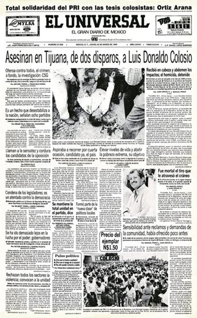 Como con Colosio, "da miedo pensar que un loco disparó y destruyó todo"