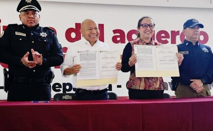 Gobiernos de Ecatepec y Tlalnepantla firman convenio en materia de seguridad; habrá operativos conjuntos