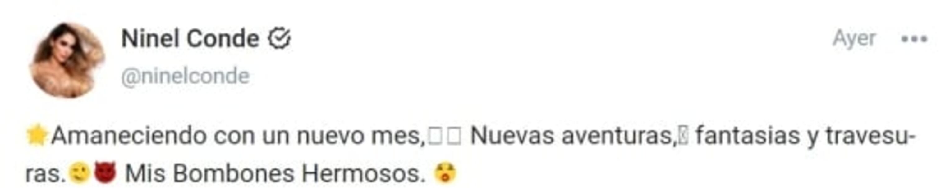 Ninel Conde presume sus curvas en bikini y en encaje; promete "travesuras" en OnlyFans