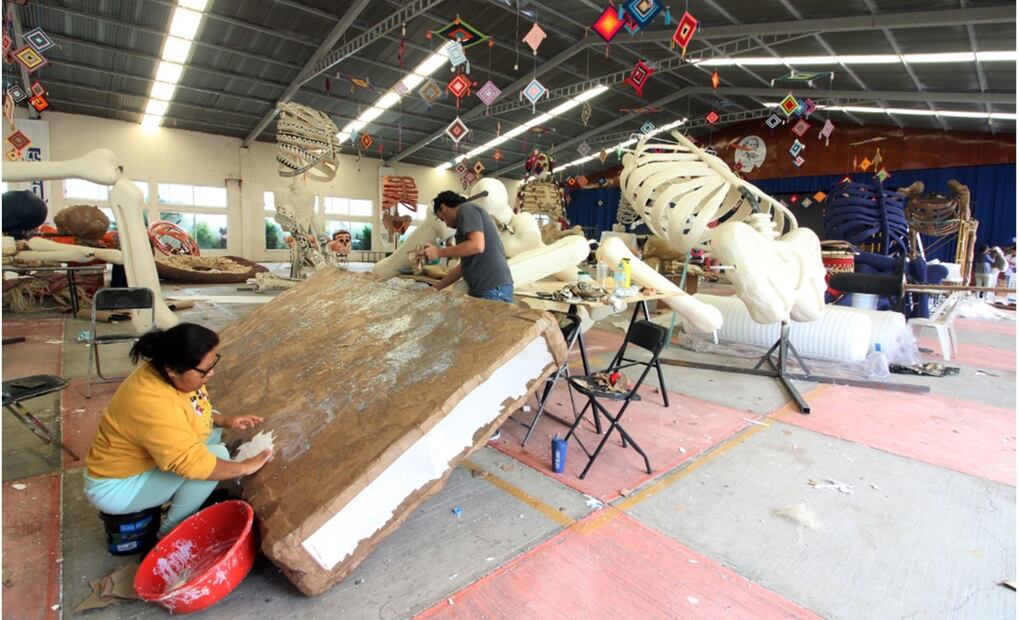 La temática para el festival de este año será esculturas de personajes históricos mexicanos, medirán aproximadamente ocho metros y estarán colocadas en diferentes posiciones dinámicas y alusivas a sus personajes. Foto: Omar Contreras/EL UNIVERSAL