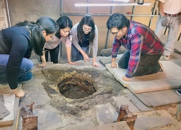 Hallan ofrenda con restos de un niño en el Templo Mayor