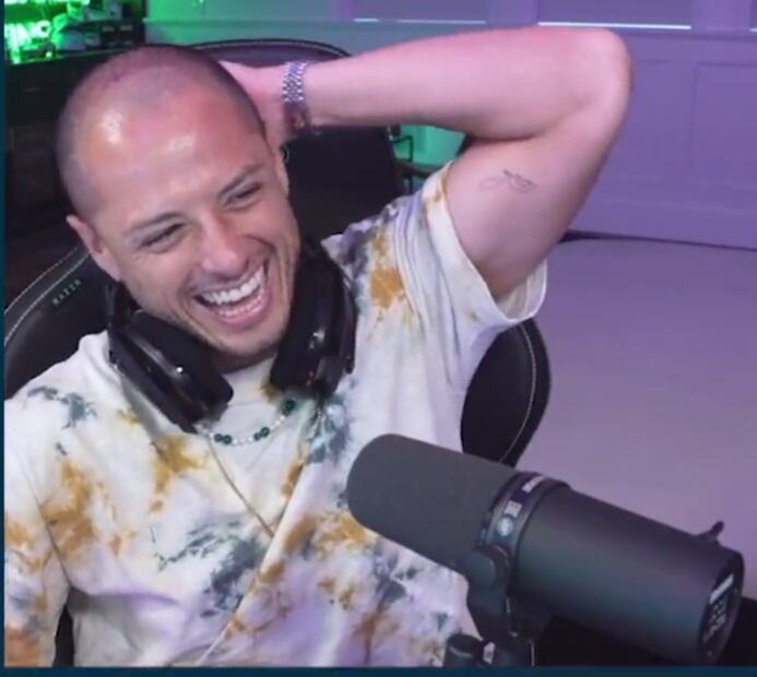 Javier Hernández se rapó