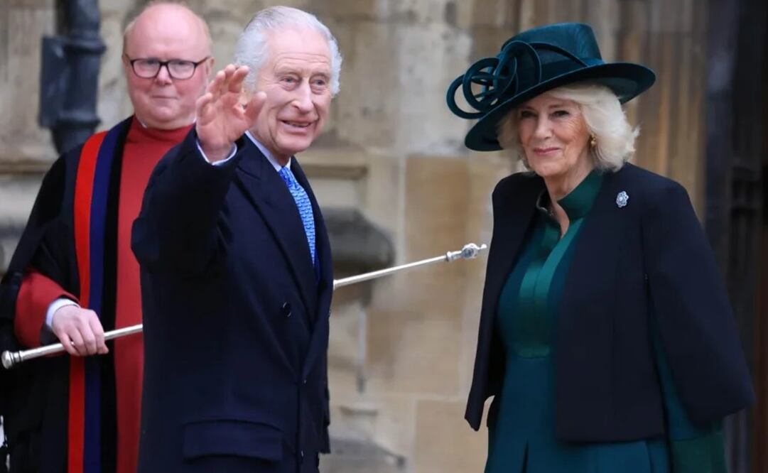 Fotografía de archivo de los reyes británicos Carlos III y Camila, en el Castillo de Windsor, Reino Unido. Foto: EFE
