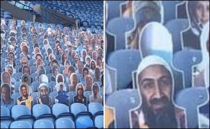 Foto de Bin Laden se filtra en estadio de Inglaterra