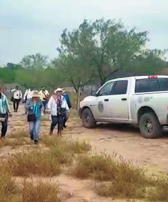 La Comisión Estatal de Búsqueda de Personas informó que en el rastreo en la zona del puente Anzaldúas participaron 20 familias y la procuraduría. ESPECIAL