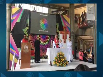 Misa a ritmo de Coldplay en Puebla