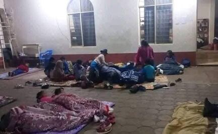 Hay 27 casos de desplazamiento forzado en Oaxaca; familias de Río Santiago, entre las que llevan más tiempo fuera de sus casas