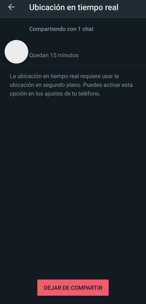 Cómo saber quién puede ver tu ubicación en WhatsApp