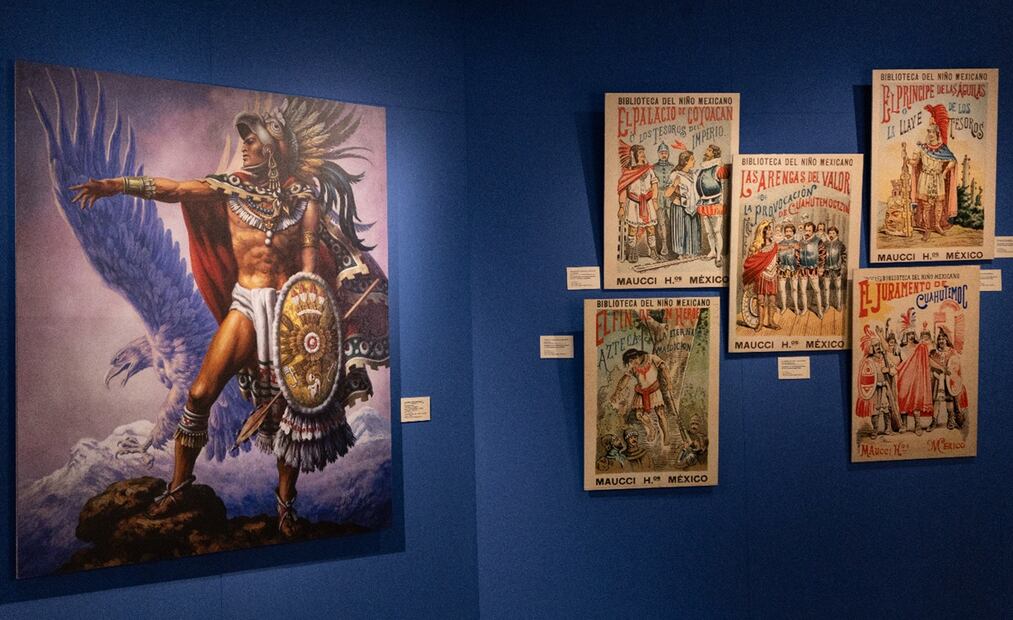 Aspectos de la “Cuauhtémoc. Historia y memoria” en el Museo del Templo Mayor. Fotos: Hugo Salvador/EL UNIVERSAL.