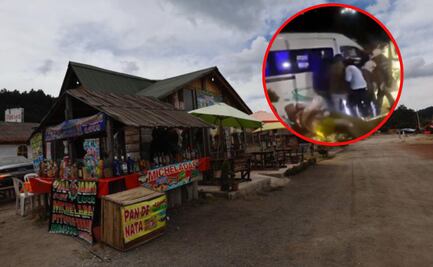 Difunden video de otra presunta agresión en la Marquesa; sujetos atacan a pasajeros de una vagoneta 