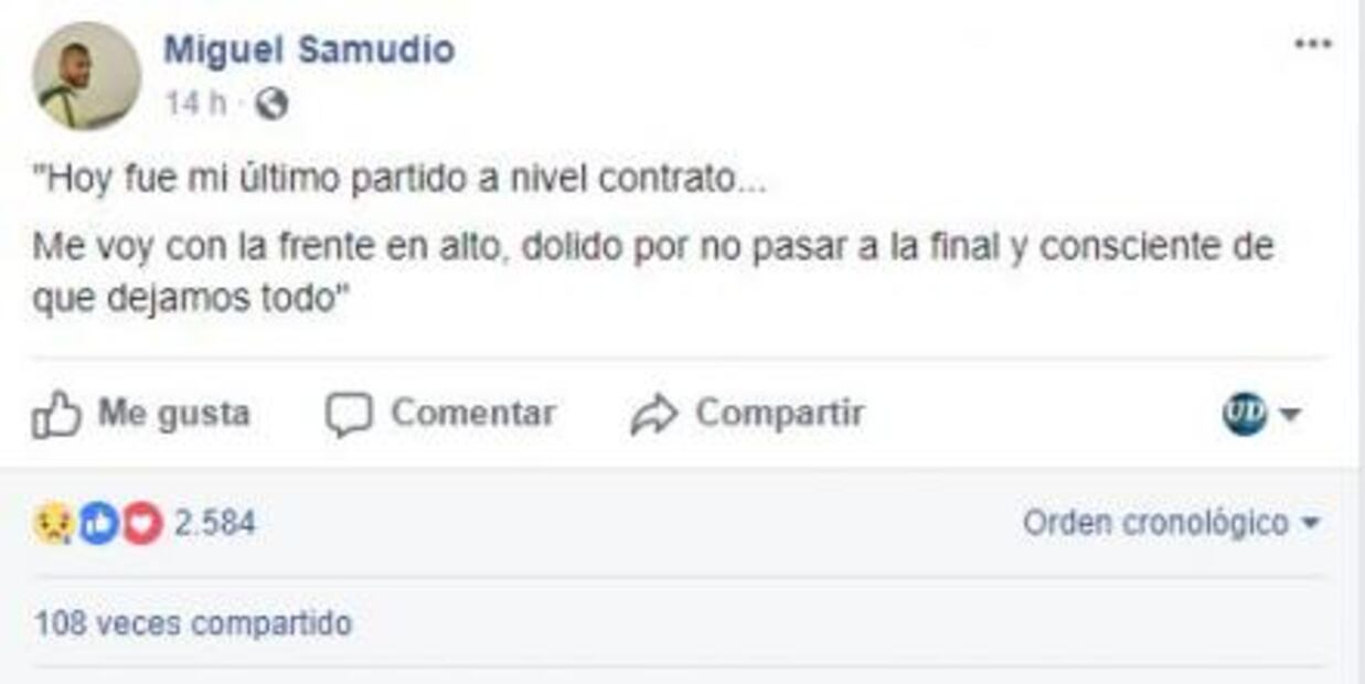 Miguel Samudio tendría las horas contadas en América