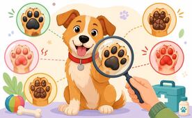 ¿Qué significa el color de las huellitas de tu perro? Pueden ser señal de un problema de salud