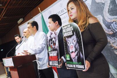 Avalan reforma para sancionar peleas de perros