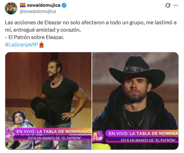 Memes de la segunda noche de traición en La Granja VIP. Foto: X