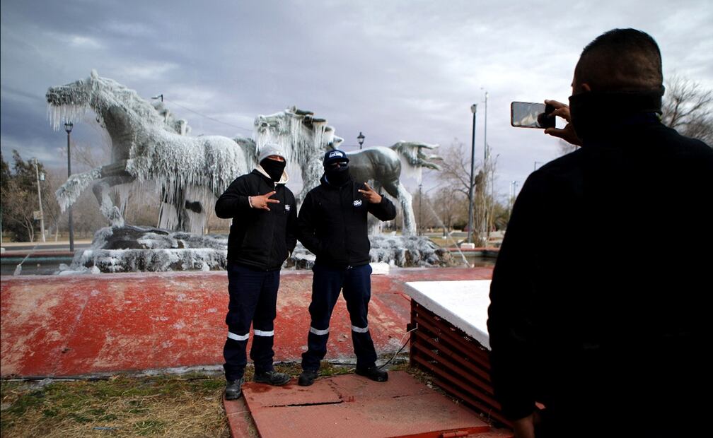 Segunda tormenta invernal azota el norte del país. Foto: AFP