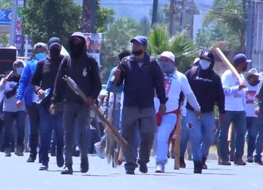 Comuneros de Arantepacua se deslindan de destrozos en instalaciones de Fiscalía de Michoacán