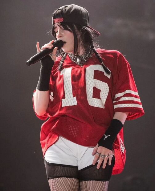 Billie Eilish en el festival Lollapalooza de Argentina