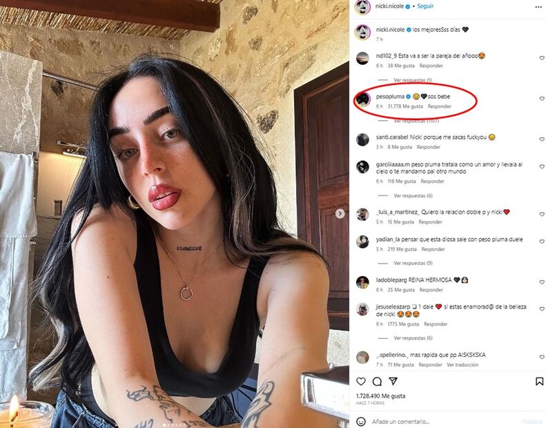 Nicki Nicole. Foto: Instagram @Nicki Nicole