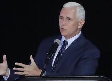 Trump presents "partner" Pence