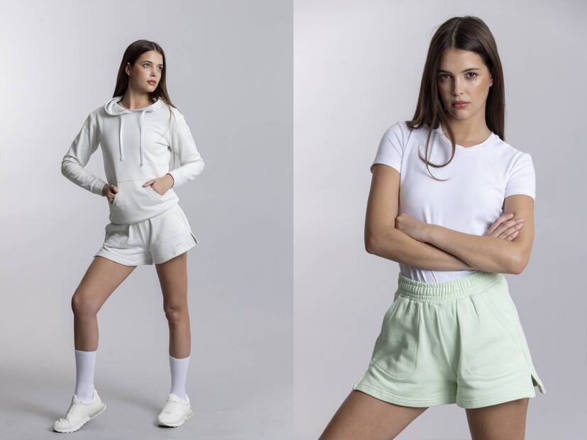 En las prendas de Howea predominan los colores neutros y pastel. Foto: Howea