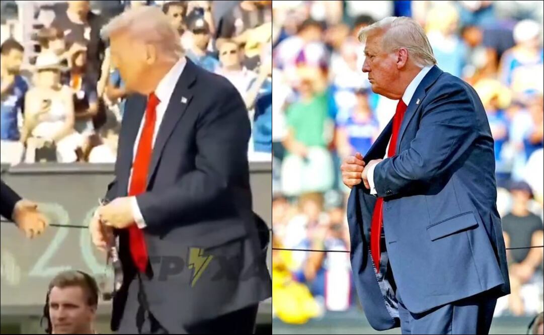 Donald Trump guarda la medalla de campeón del Mundial de Clubes en su bolsillo / Foto: Especiales