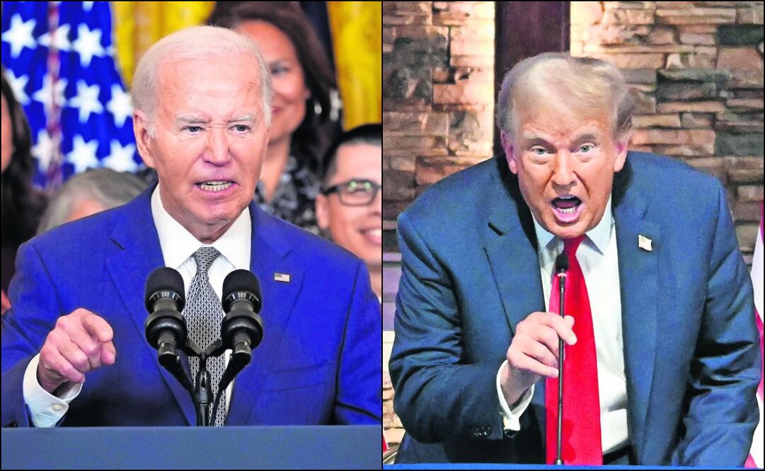 Aunque inicialmente Trump ofreció condolencias a Biden y su familia al conocerse que padece cáncer de próstata, luego redobló sus acusaciones sobre la "conspiración" de los asesores del exmandatario demócrata. Foto: AFP
