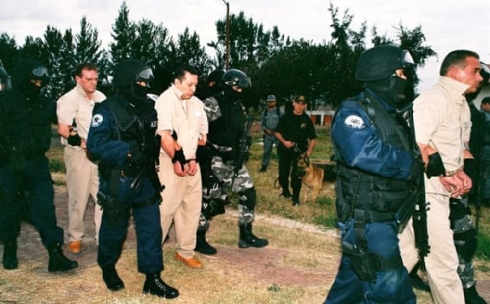 Las 5 caras de "El Güero" Palma en 26 años tras las rejas