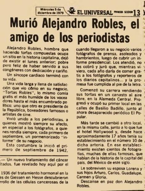 El local que regalaba tortas el día del Informe Presidencial 