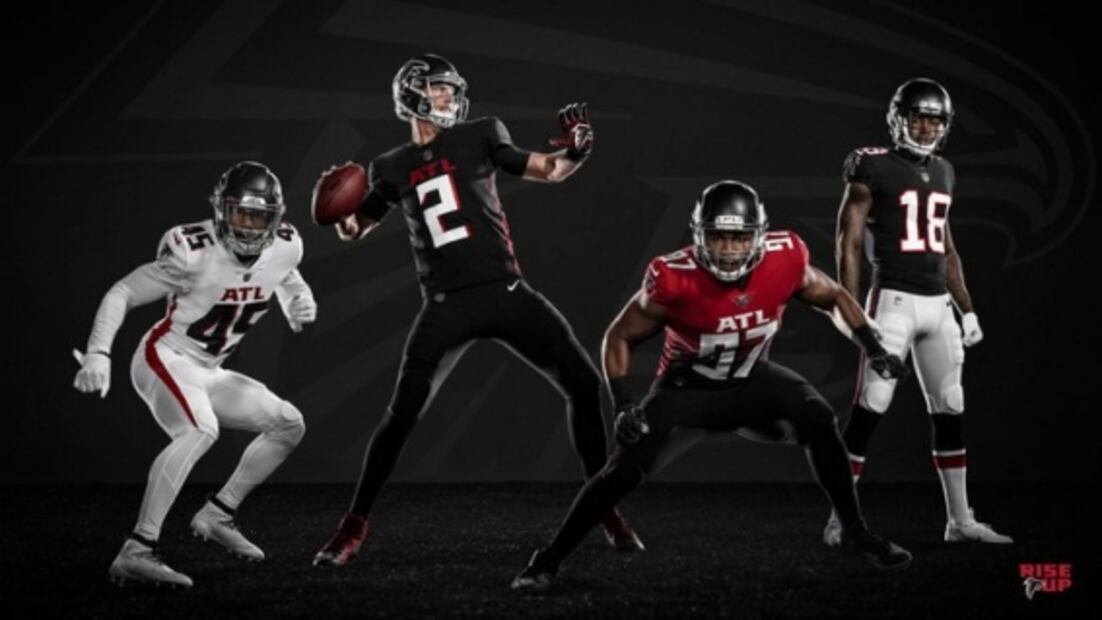Los Falcons de Atlanta presentan su nuevo uniforme 