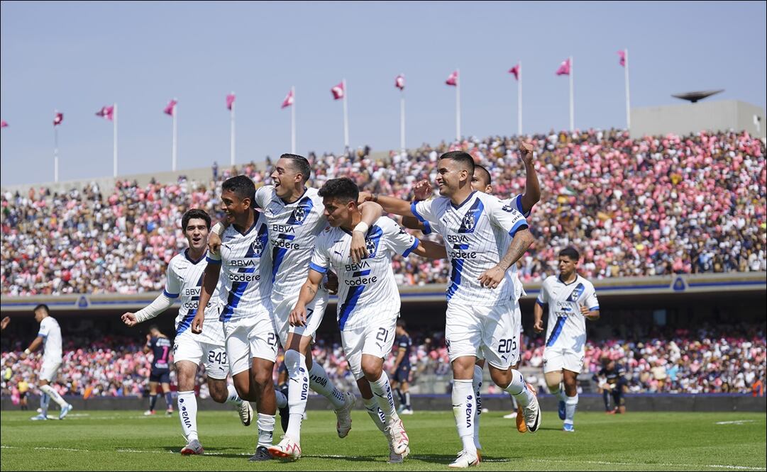 Pumas dejó escapar el invicto en el Estadio Olímpico Universitario al caer con Rayados
