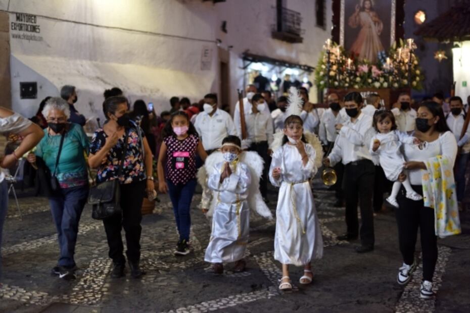 Encruzados de Taxco, tradición de hace 400 años vuelve a dos años de ausencia por Covid 