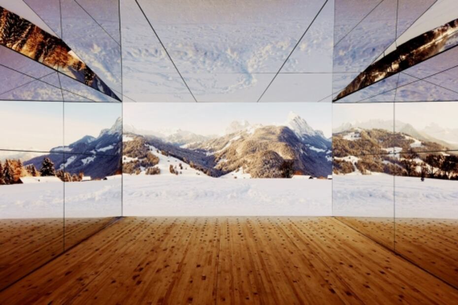 Conoce esta casa "invisible" en las montañas