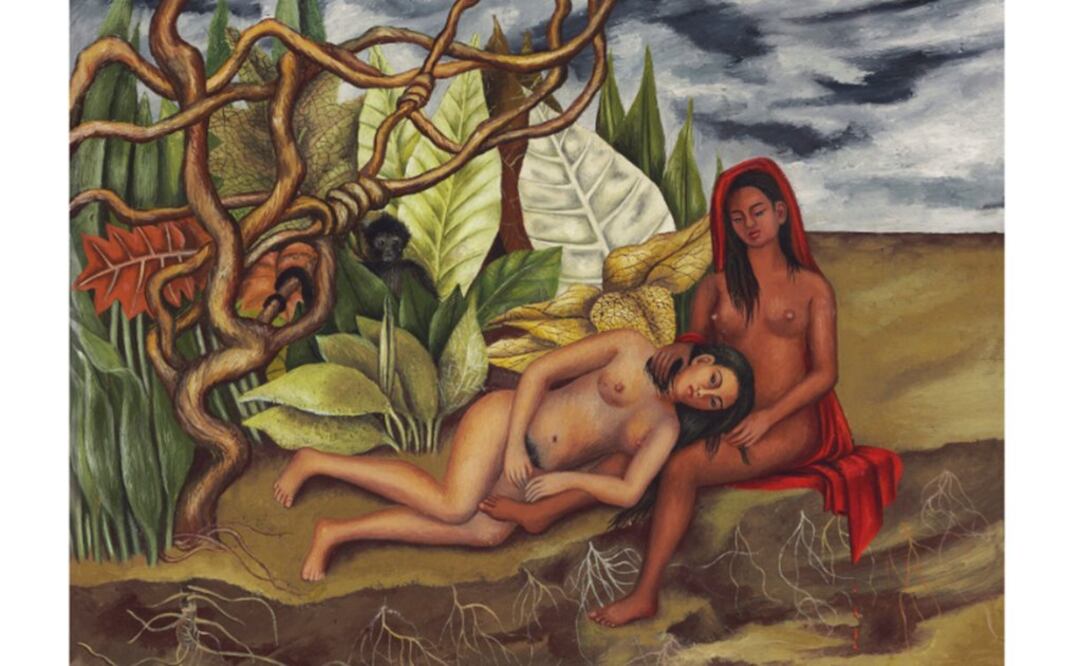 La artista le obsequió la obra de 1939 a Dolores del Río Foto:AP