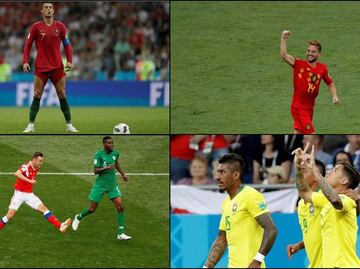Los diez mejores goles de la Jornada 1 del Mundial