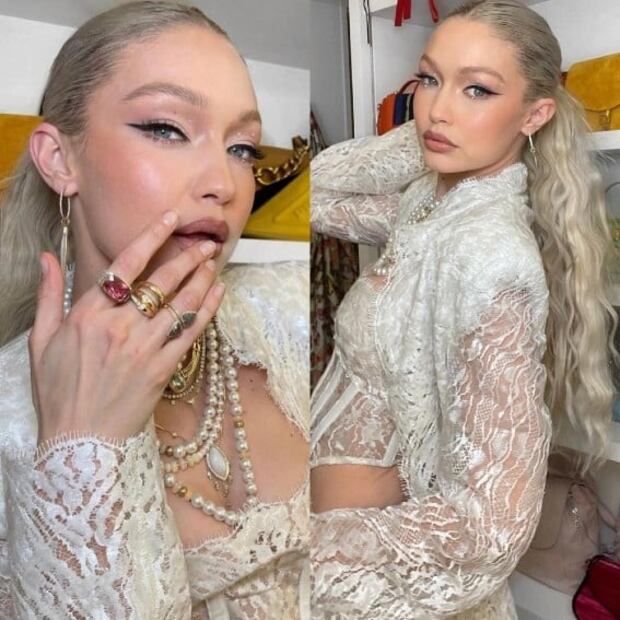 Gigi Hadid celebró su cumpleaños con look de corset y transparencias