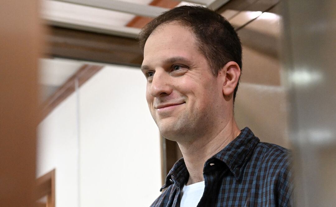 Gershkovich fue detenido en marzo de 2023 cuando realizaba un reportaje en Ekaterimburgo, en los Urales. Foto: AFP