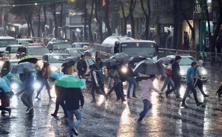 Prevén lluvias puntuales fuertes y descargas eléctricas en el Valle de México