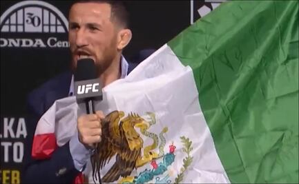 Luchador europeo de la UFC utilizó una bandera mexicana como provocación: "Voy a hacer que México se sienta orgulloso"
