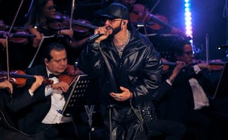 Yandel combina el reguetón con la música instrumental; se presentó en el Auditorio Nacional