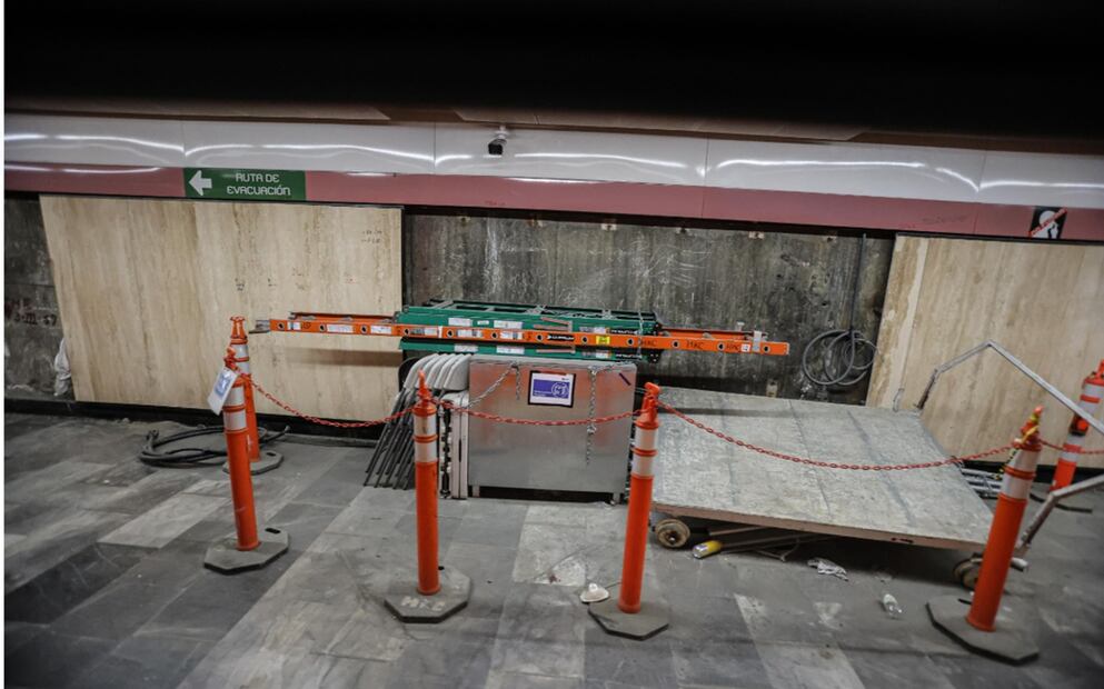 La jefa de gobierno, Clara Brugada,  anunció que para finales de marzo se espera la reapertura de cuatro estaciones más de la línea 1 del Metro. Foto: Gabriel Pano/EL UNIVERSAL