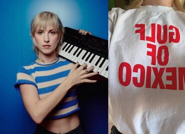¿Burla a Trump?; Hayley Williams, vocalista de Paramore, presume playera de "Golfo de México" en Instagram