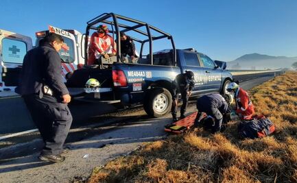 Seis policías de Edomex resultan heridos tras accidente sobre la carretera Toluca-Naucalpan 