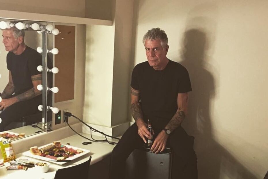 Anthony Bourdain en Toronto participando en Green Room Series, un evento que refleja su influencia en la cocina y la televisión. Crédito: Instagram oficial @ anthonybourdain (1 de noviembre del 2016)